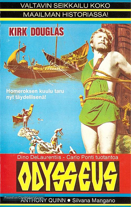 Ulisse - Finnish VHS movie cover
