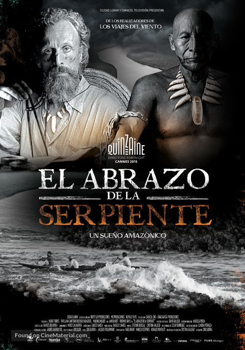 El abrazo de la serpiente - Colombian Movie Poster