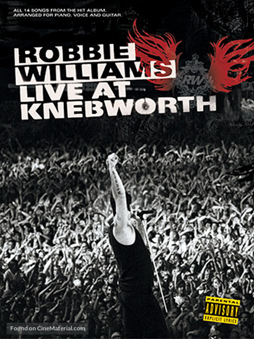 Robbie Williams Live at Knebworth - poster
