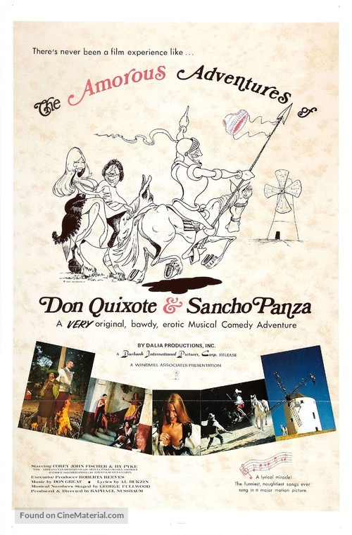 The Amorous Adventures of Don Quixote and Sancho Panza - Movie Poster