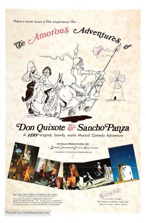 The Amorous Adventures of Don Quixote and Sancho Panza - Movie Poster