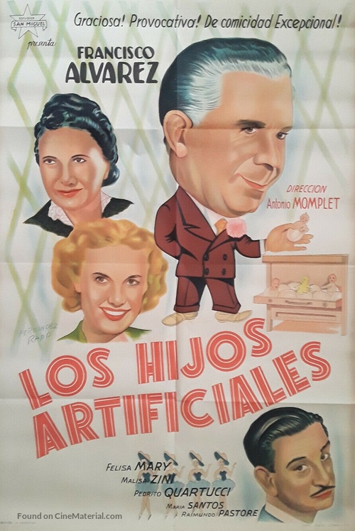 Los hijos artificiales - Argentinian Movie Poster