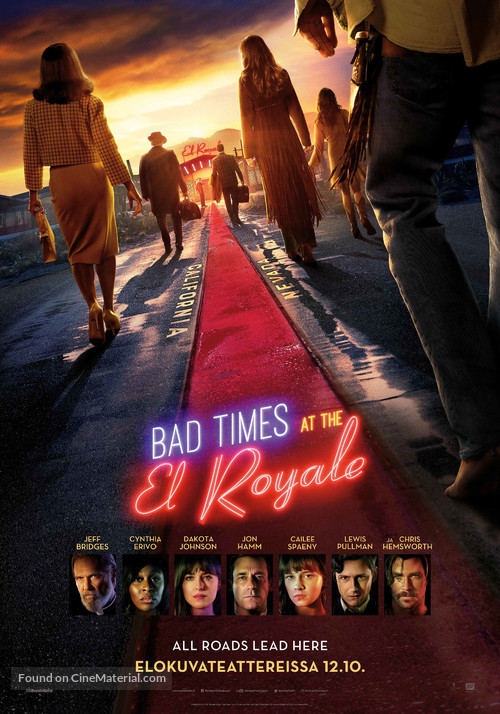 Bad Times at the El Royale - Finnish Movie Poster