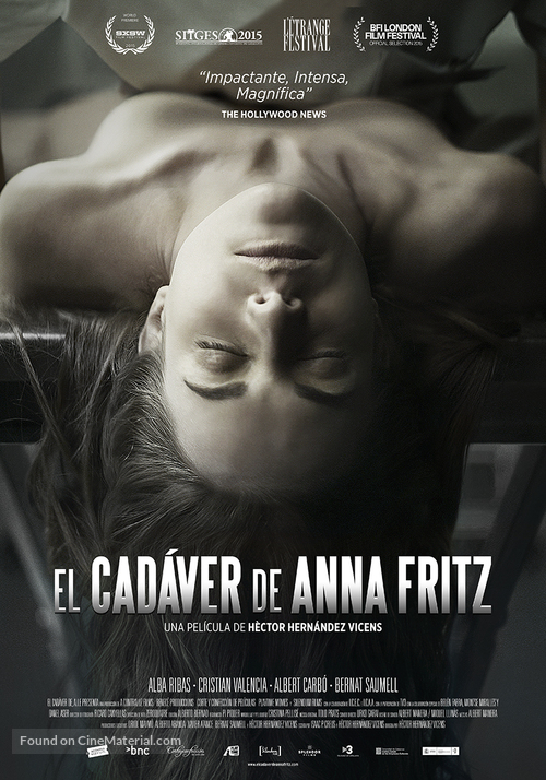 The Corpse of Anna Fritz - Spanish Movie Poster