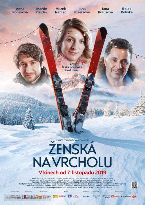 Zensk&aacute; na vrcholu - Czech Movie Poster