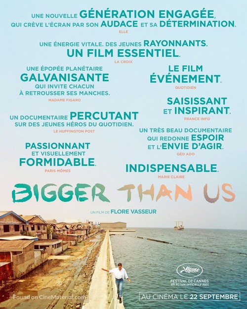 Bigger Than Us - French Movie Poster