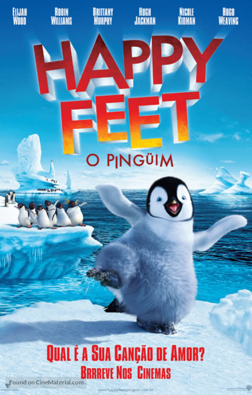 Happy Feet - Brazilian Movie Poster