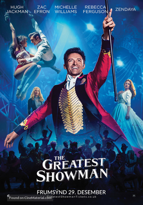 The Greatest Showman - Icelandic Movie Poster
