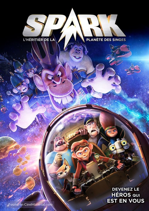 Spark: A Space Tail - French DVD movie cover