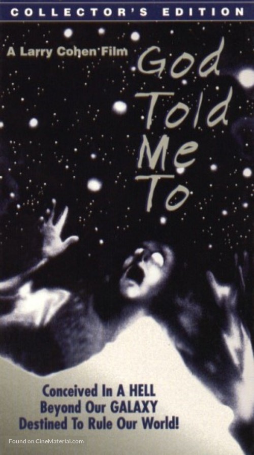 God Told Me To - VHS movie cover