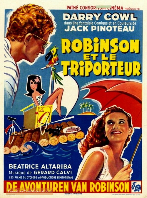 Robinson et le triporteur - Belgian Movie Poster