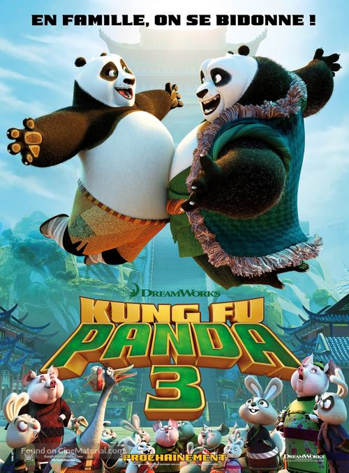 Kung Fu Panda 3 - French Movie Poster