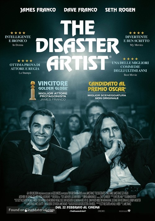 The Disaster Artist - Italian Movie Poster