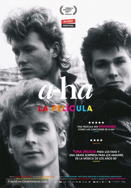 a-ha: The Movie - Spanish Movie Poster