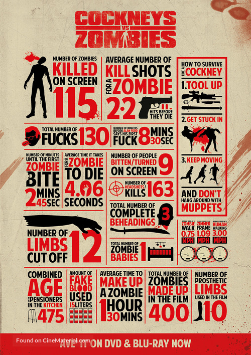 Cockneys vs Zombies - Video release movie poster
