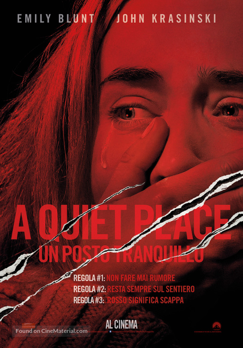 A Quiet Place - Italian Movie Poster