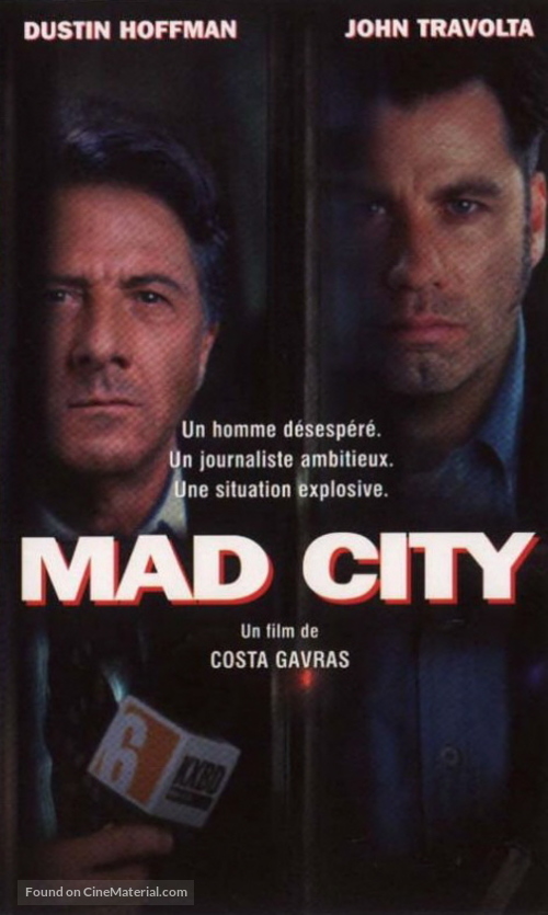 Mad City - French VHS movie cover