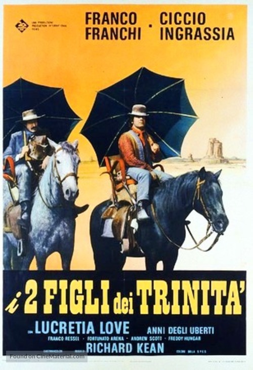 I due figli di Trinit&agrave; - Italian Movie Poster