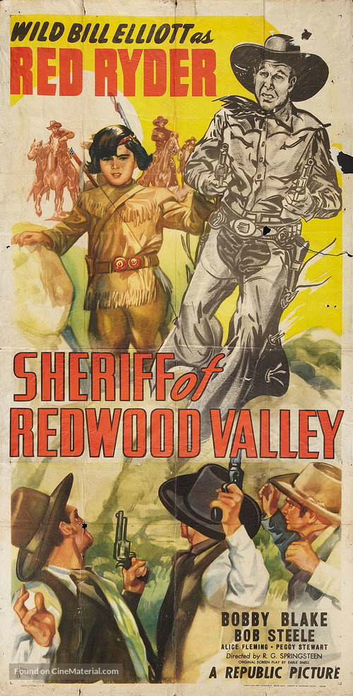 Sheriff of Redwood Valley - Movie Poster