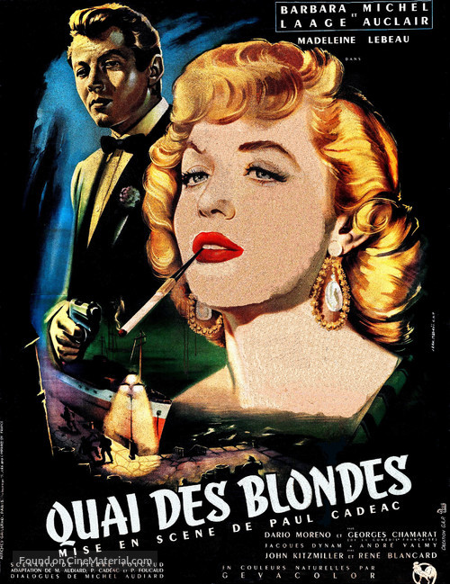 Quai des blondes - French Movie Poster