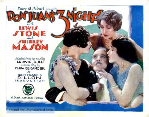 Don Juan&#039;s Three Nights - Movie Poster