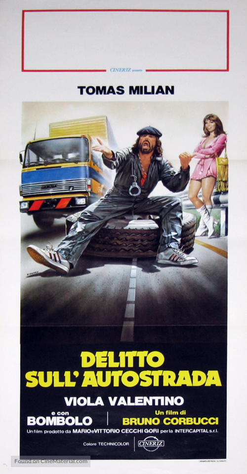 Delitto sull&#039;autostrada - Italian Movie Poster
