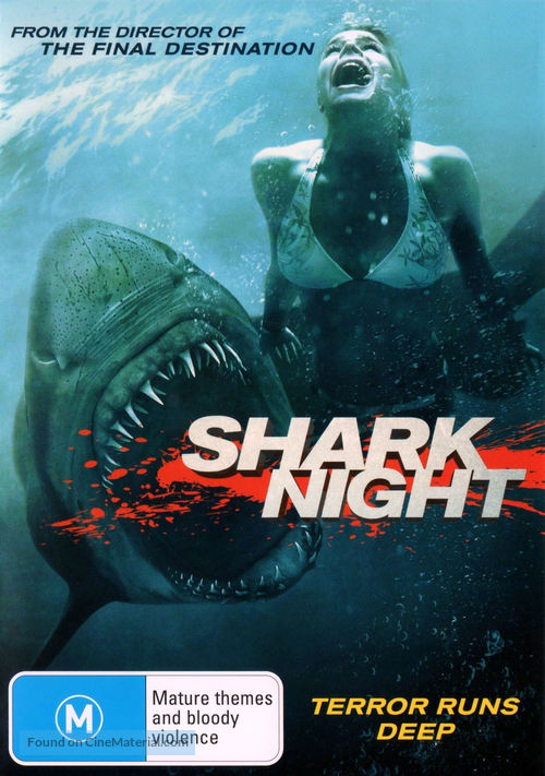 Shark Night 3D - Australian DVD movie cover