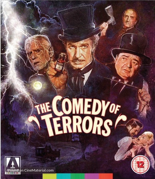 The Comedy of Terrors - British Blu-Ray movie cover