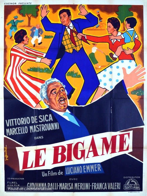 Bigamo, Il - French Movie Poster