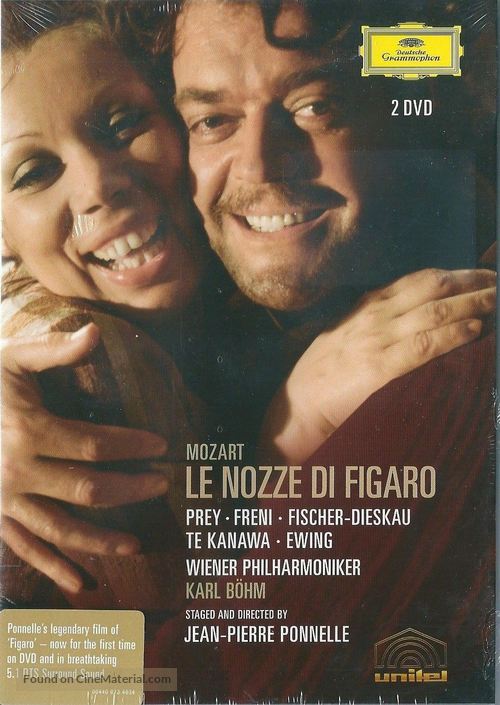 Le nozze di Figaro - German DVD movie cover