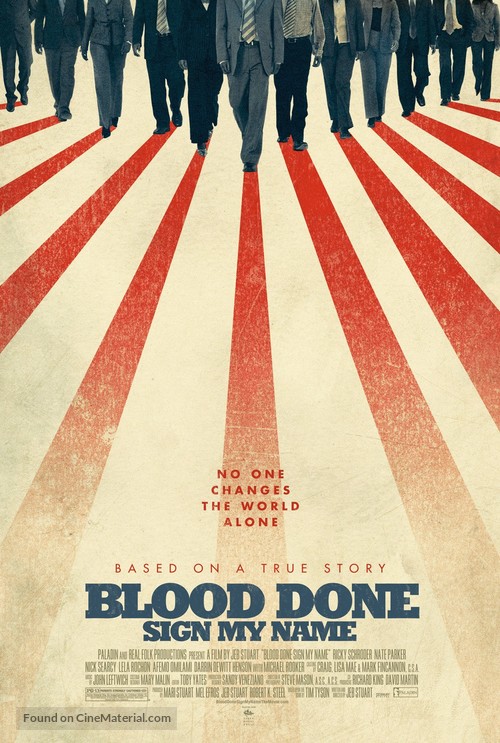 Blood Done Sign My Name - Movie Poster