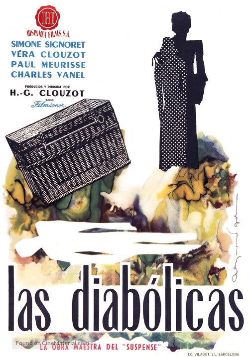 Les diaboliques - Spanish Movie Poster