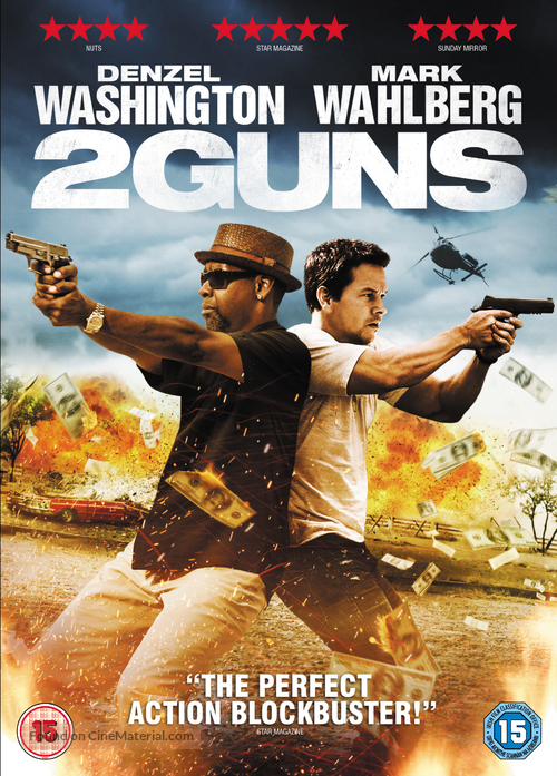 2 Guns - British DVD movie cover