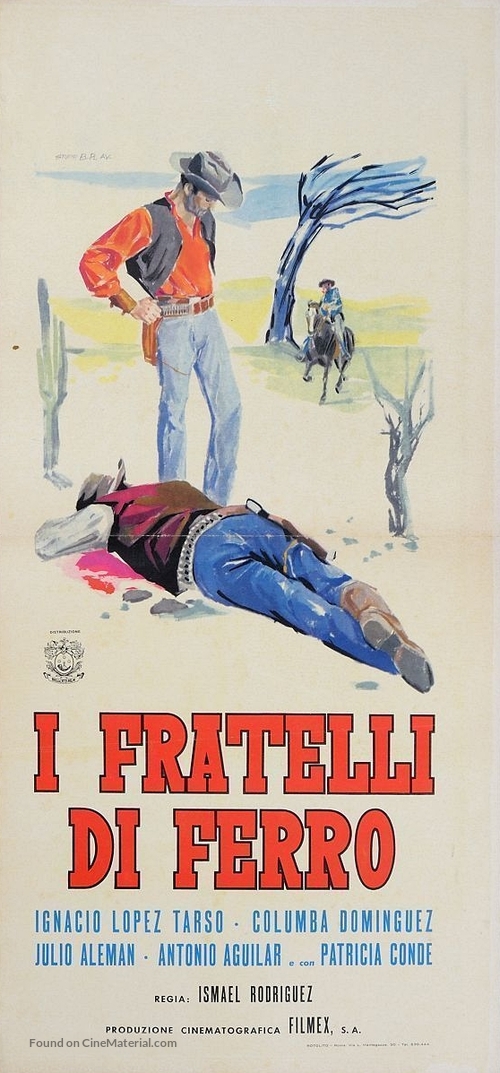 Los hermanos Del Hierro - Italian Movie Poster