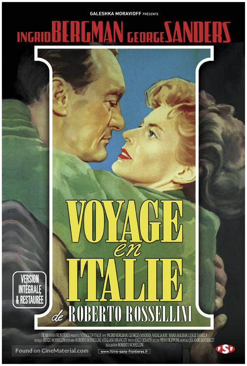 Viaggio in Italia - French Re-release movie poster