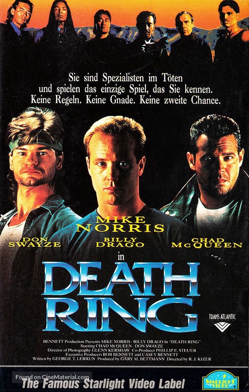 Death Ring - German VHS movie cover