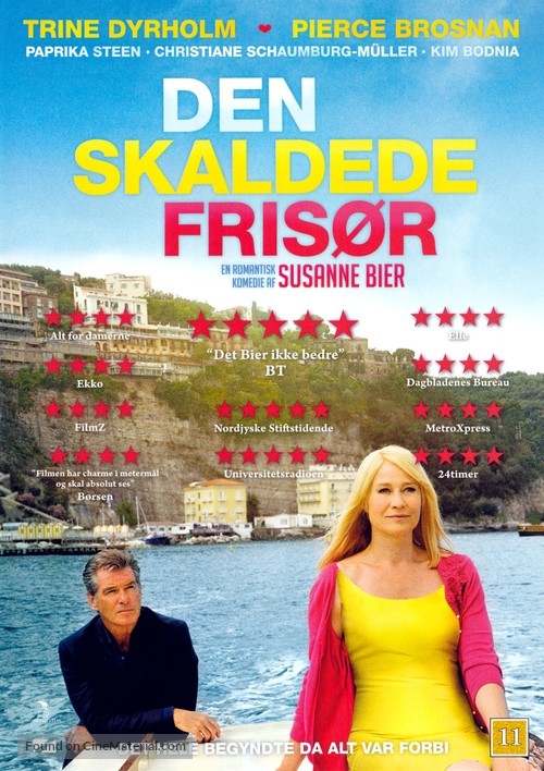 Den skaldede fris&oslash;r - Danish DVD movie cover