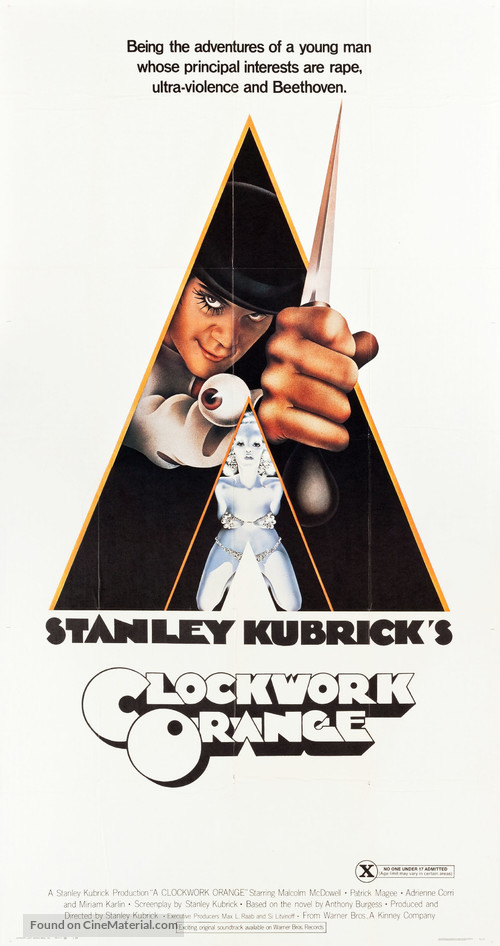 A Clockwork Orange - Theatrical movie poster