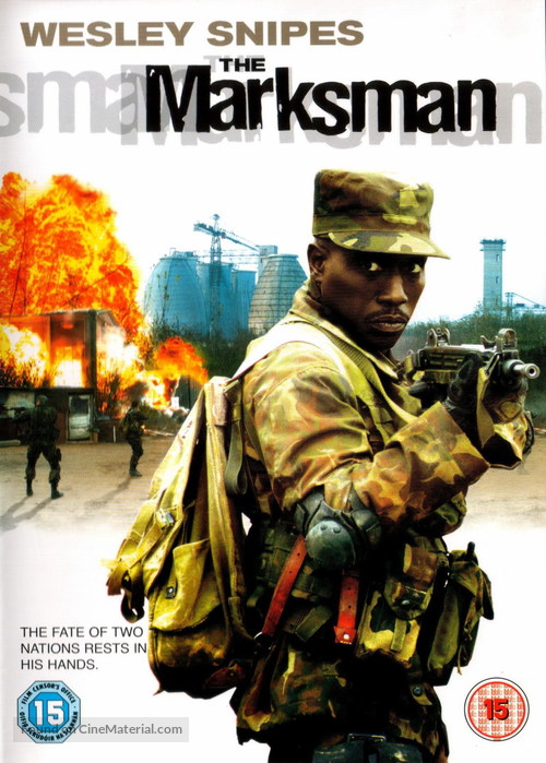 The Marksman - British DVD movie cover
