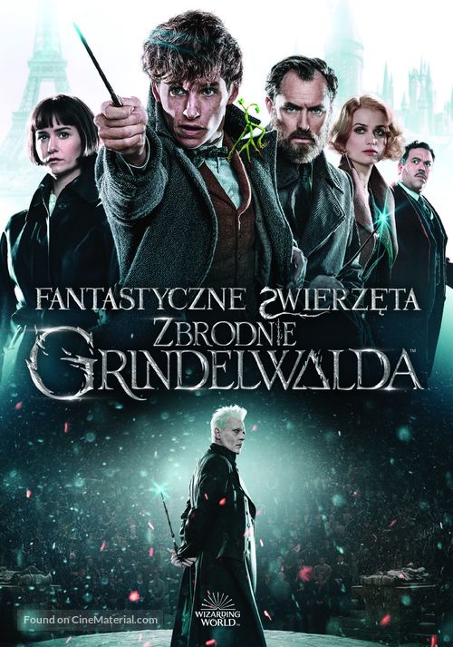 Fantastic Beasts: The Crimes of Grindelwald - Polish DVD movie cover