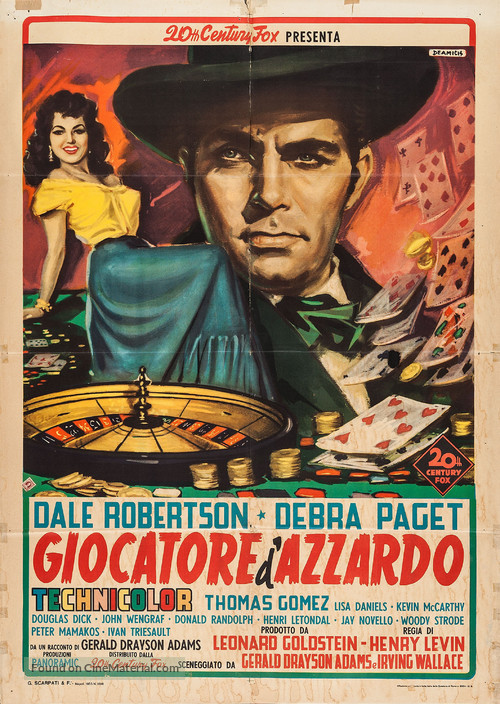 The Gambler from Natchez - Italian Movie Poster