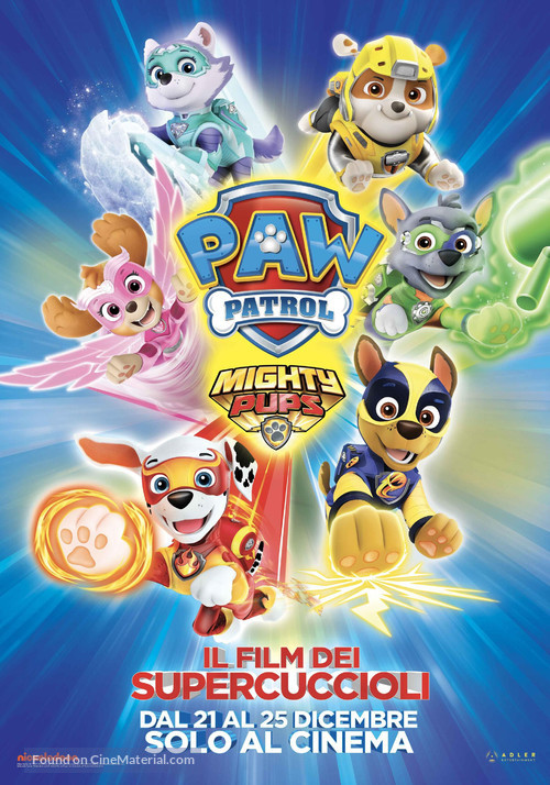 Paw Patrol: Ready, Race, Rescue! - Italian Movie Poster