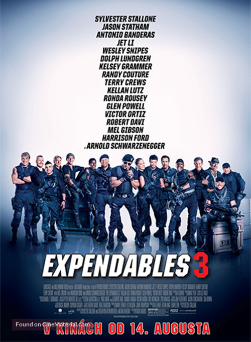 The Expendables 3 - Slovak Movie Poster
