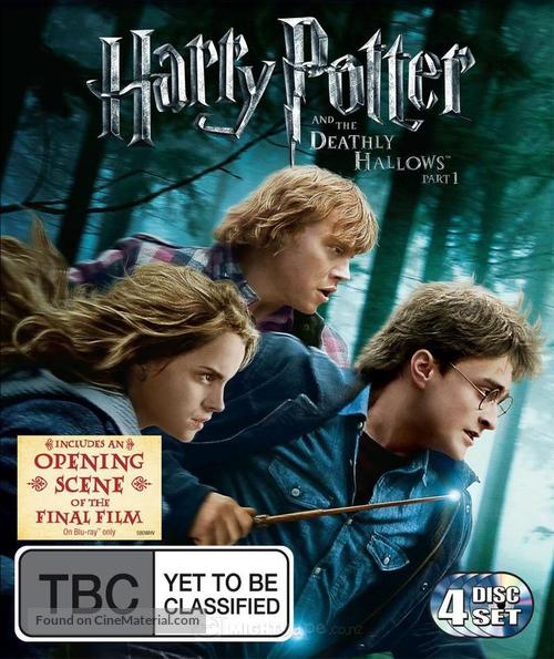 Harry Potter and the Deathly Hallows - Part 1 - New Zealand Blu-Ray movie cover