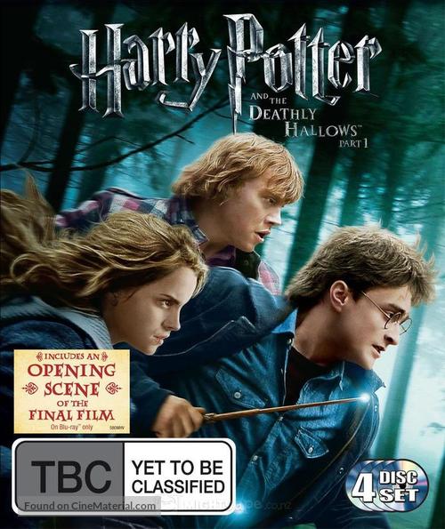 Harry Potter and the Deathly Hallows: Part I - New Zealand Blu-Ray movie cover