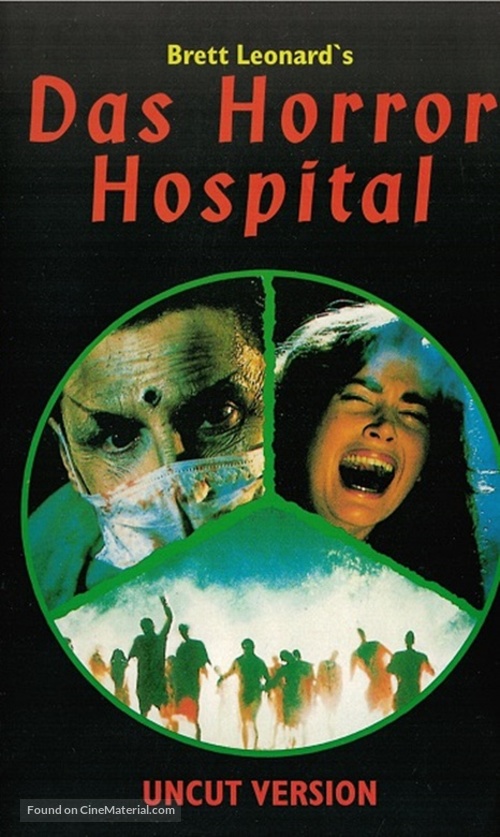 The Dead Pit - German VHS movie cover