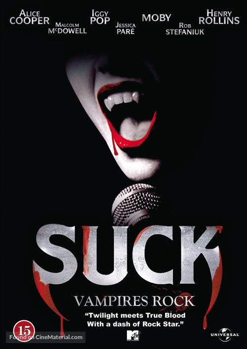Suck - Danish DVD movie cover