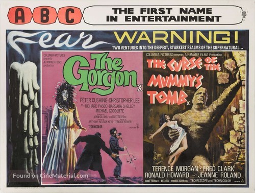 The Curse of the Mummy&#039;s Tomb - British Combo movie poster