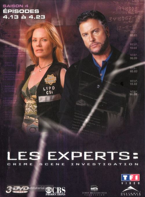 &quot;CSI: Crime Scene Investigation&quot; - French DVD movie cover