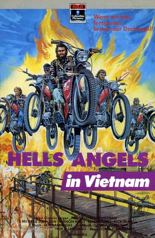 Nam Angels - German VHS movie cover